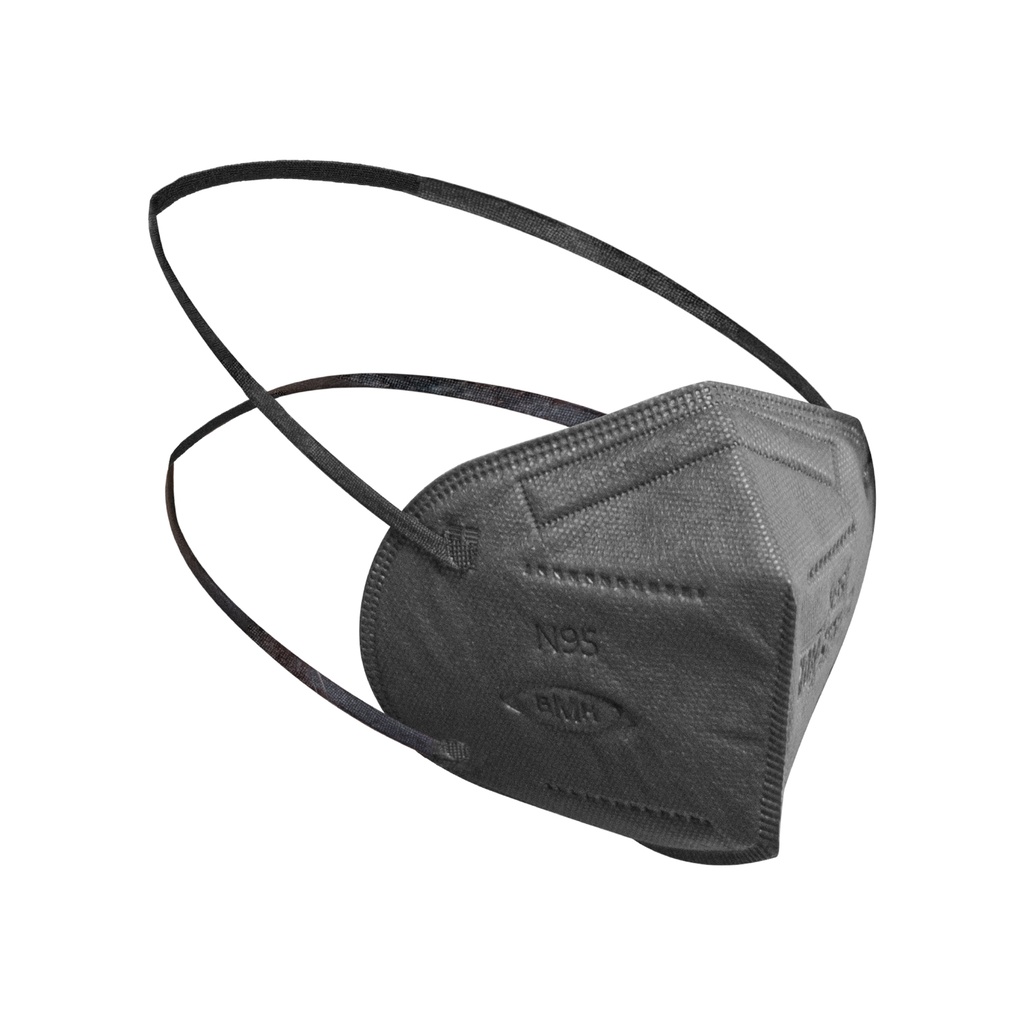 PROTECTOR RESPIRATORIO N95 PLEGABLE COLOR NEGRO