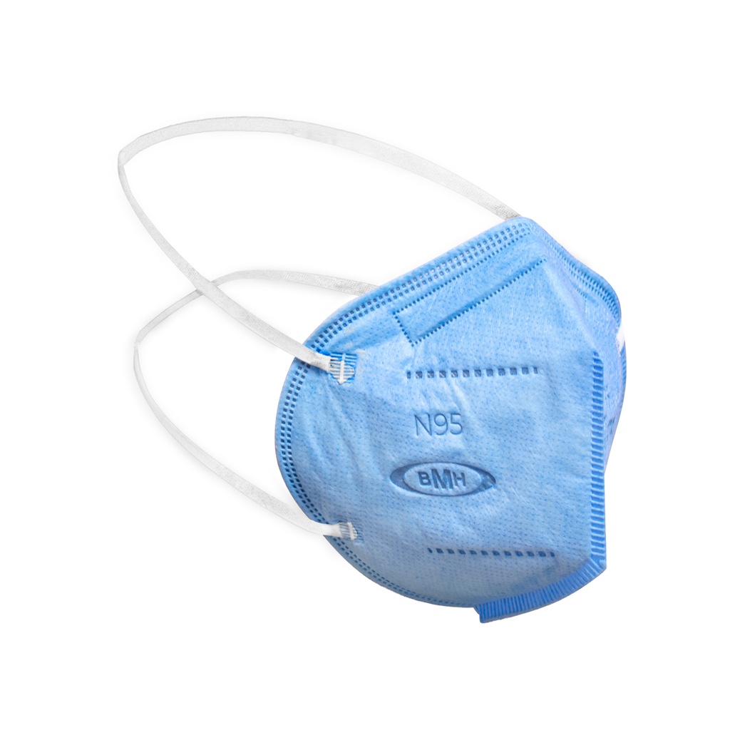 PROTECTOR RESPIRATORIO N95 PLEGABLE COLOR CELESTE