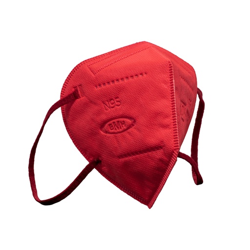 [RPN95004] PROTECTOR RESPIRATORIO N95 PLEGABLE COLOR ROJO