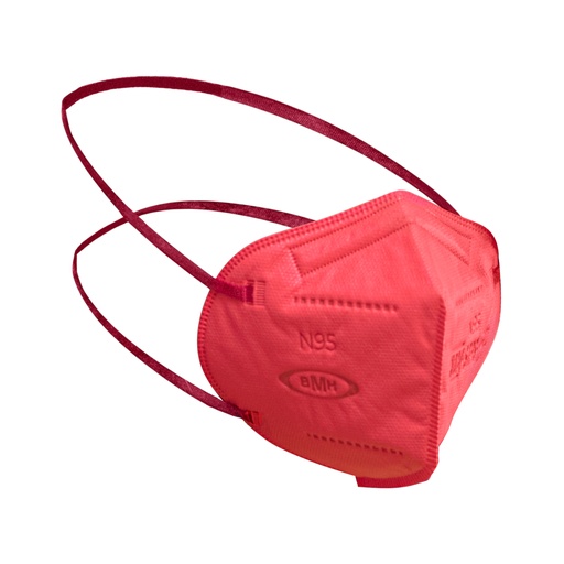 [RPN95014] PROTECTOR RESPIRATORIO N95 PLEGABLE COLOR ROJO